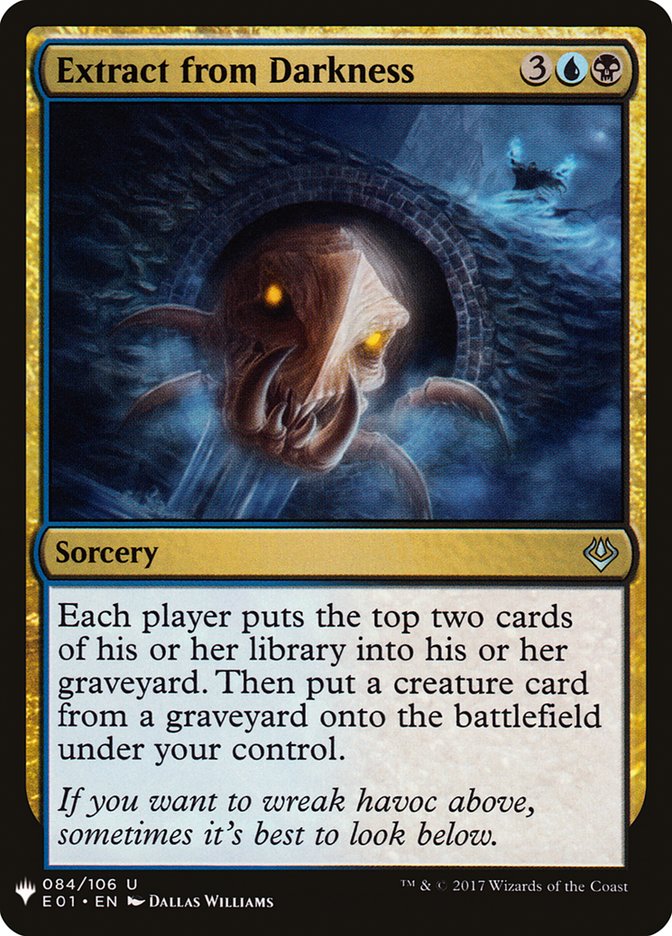 Extract from Darkness [Mystery Booster] | Jomio and Rueliete's Cards and Comics