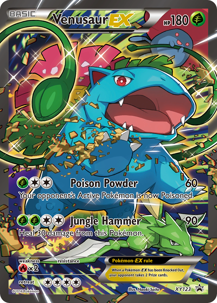 Venusaur EX (XY123) [XY: Black Star Promos] | Jomio and Rueliete's Cards and Comics