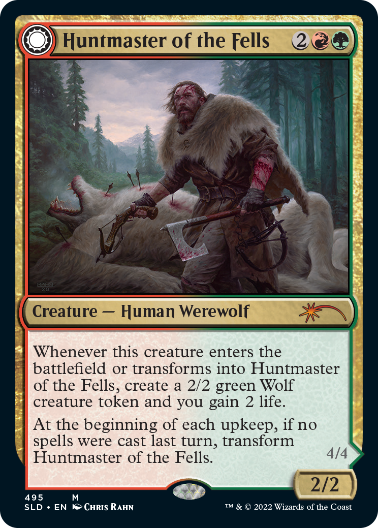 Huntmaster of the Fells // Ravager of the Fells [Secret Lair Drop Series] | Jomio and Rueliete's Cards and Comics