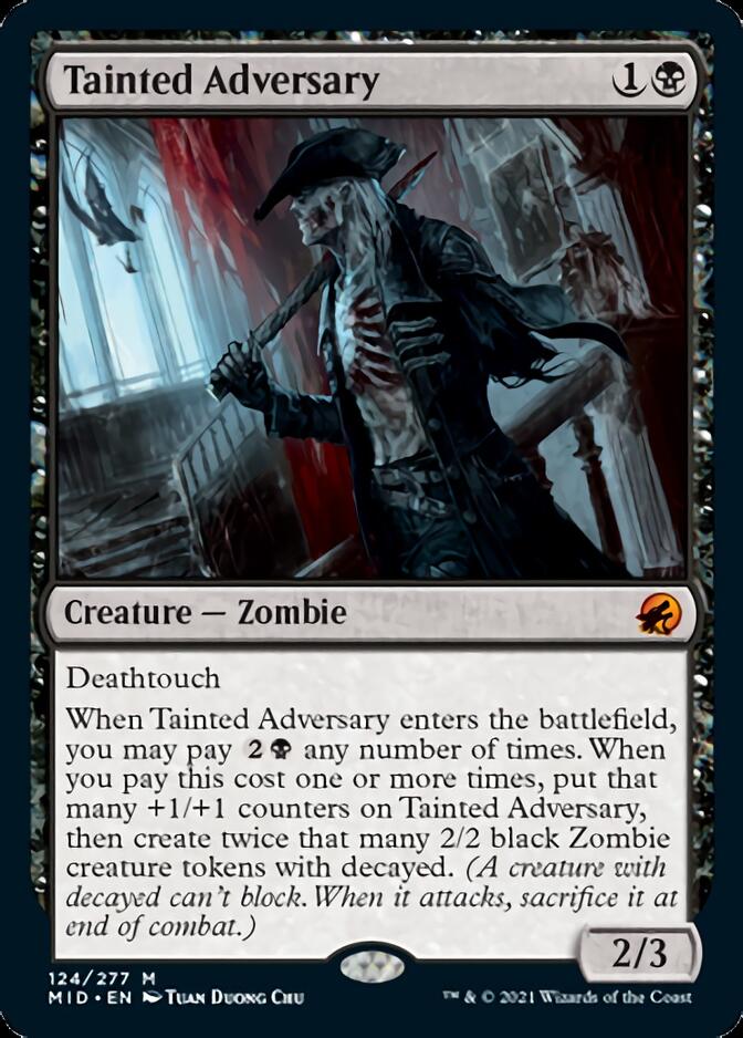 Tainted Adversary [Innistrad: Midnight Hunt] | Jomio and Rueliete's Cards and Comics