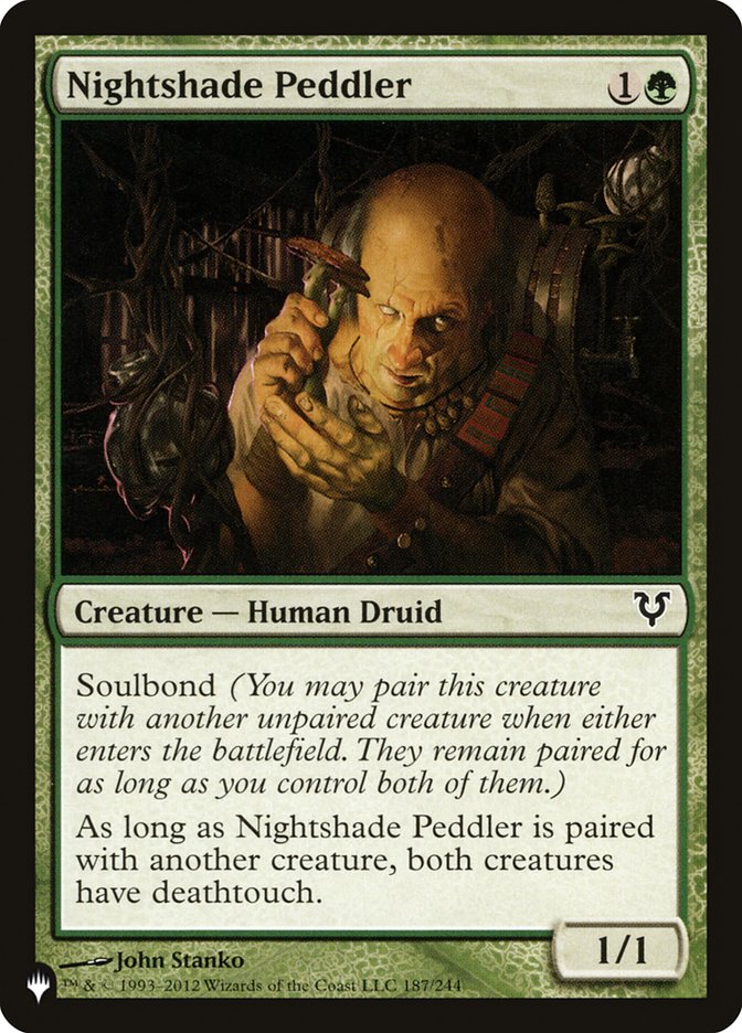Nightshade Peddler [The List] | Jomio and Rueliete's Cards and Comics