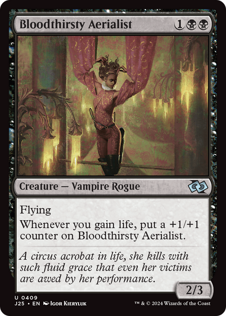 Bloodthirsty Aerialist [Foundations Jumpstart] | Jomio and Rueliete's Cards and Comics