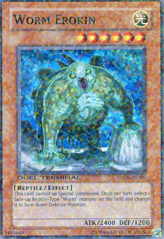 Worm Erokin [DT01-EN030] Super Rare | Jomio and Rueliete's Cards and Comics