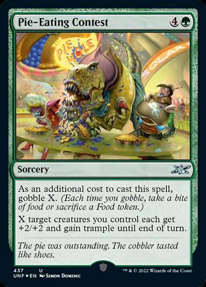 Pie-Eating Contest (Galaxy Foil) [Unfinity] | Jomio and Rueliete's Cards and Comics