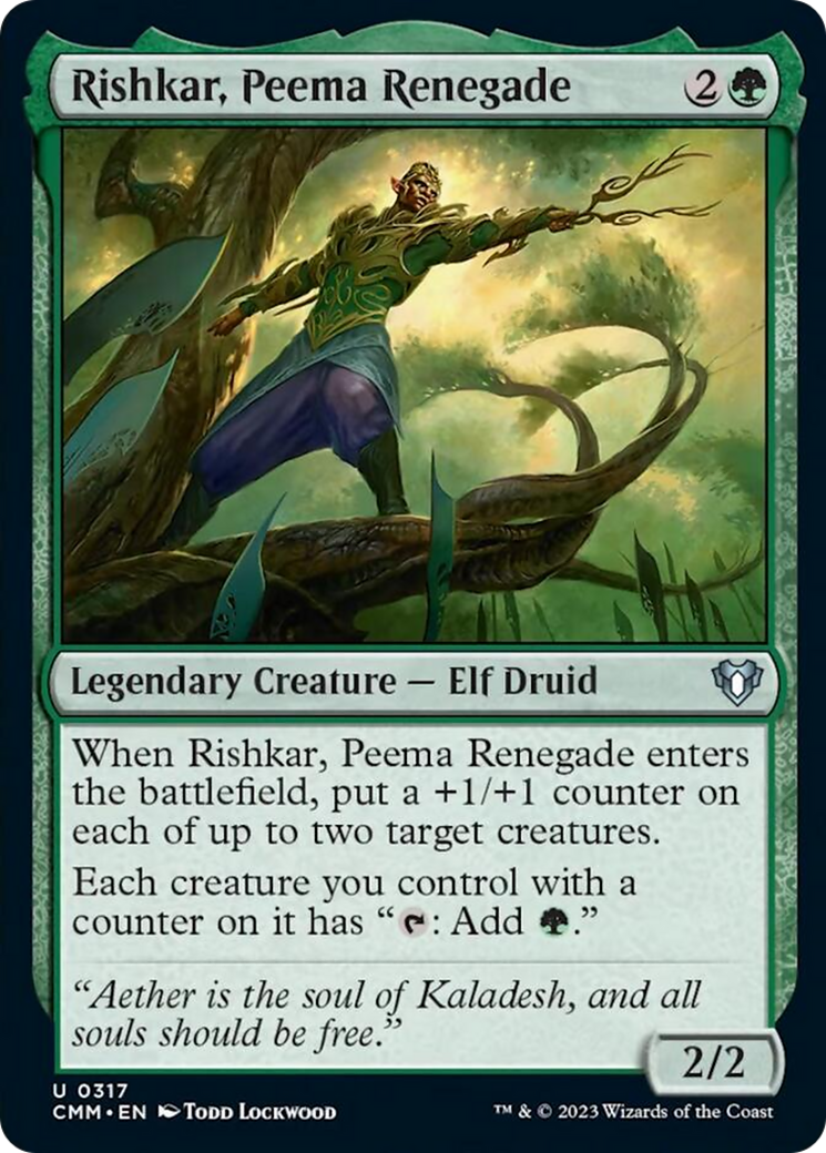 Rishkar, Peema Renegade [Commander Masters] | Jomio and Rueliete's Cards and Comics