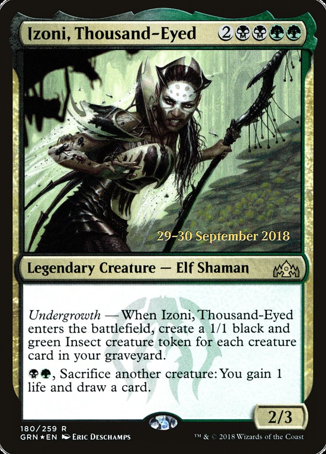 Izoni, Thousand-Eyed [Guilds of Ravnica Prerelease Promos] | Jomio and Rueliete's Cards and Comics