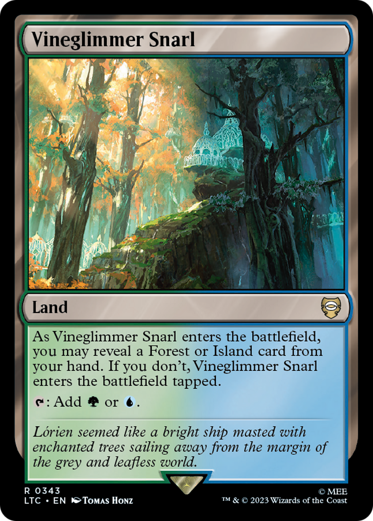 Vineglimmer Snarl [The Lord of the Rings: Tales of Middle-Earth Commander] | Jomio and Rueliete's Cards and Comics