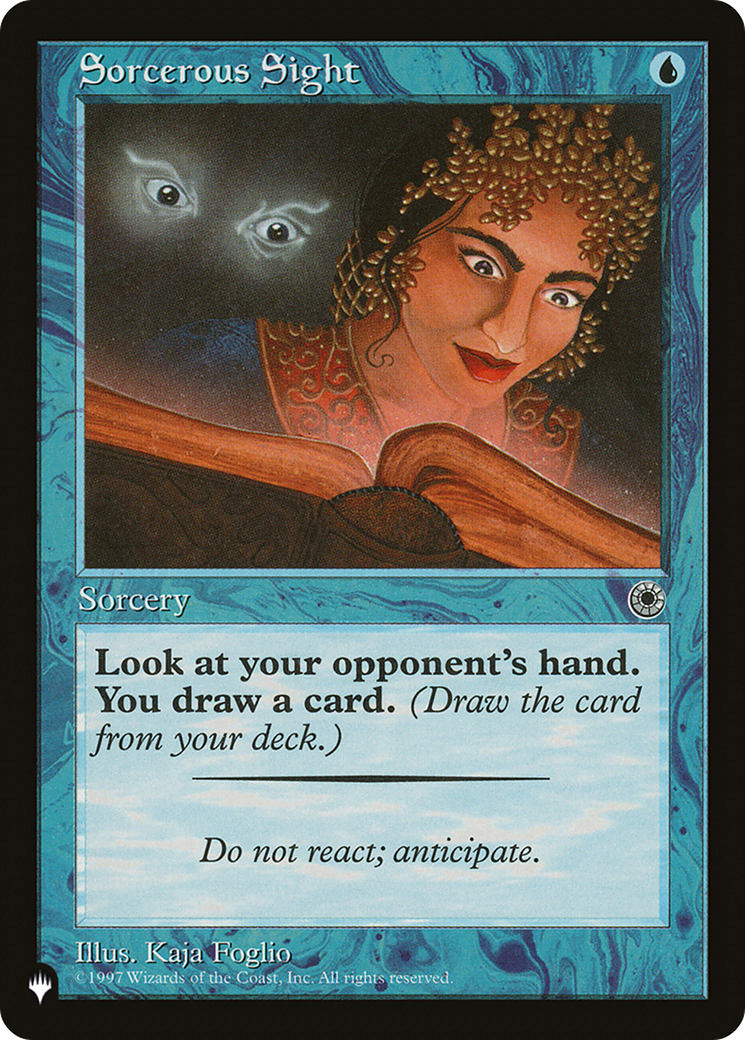 Sorcerous Sight [The List] | Jomio and Rueliete's Cards and Comics