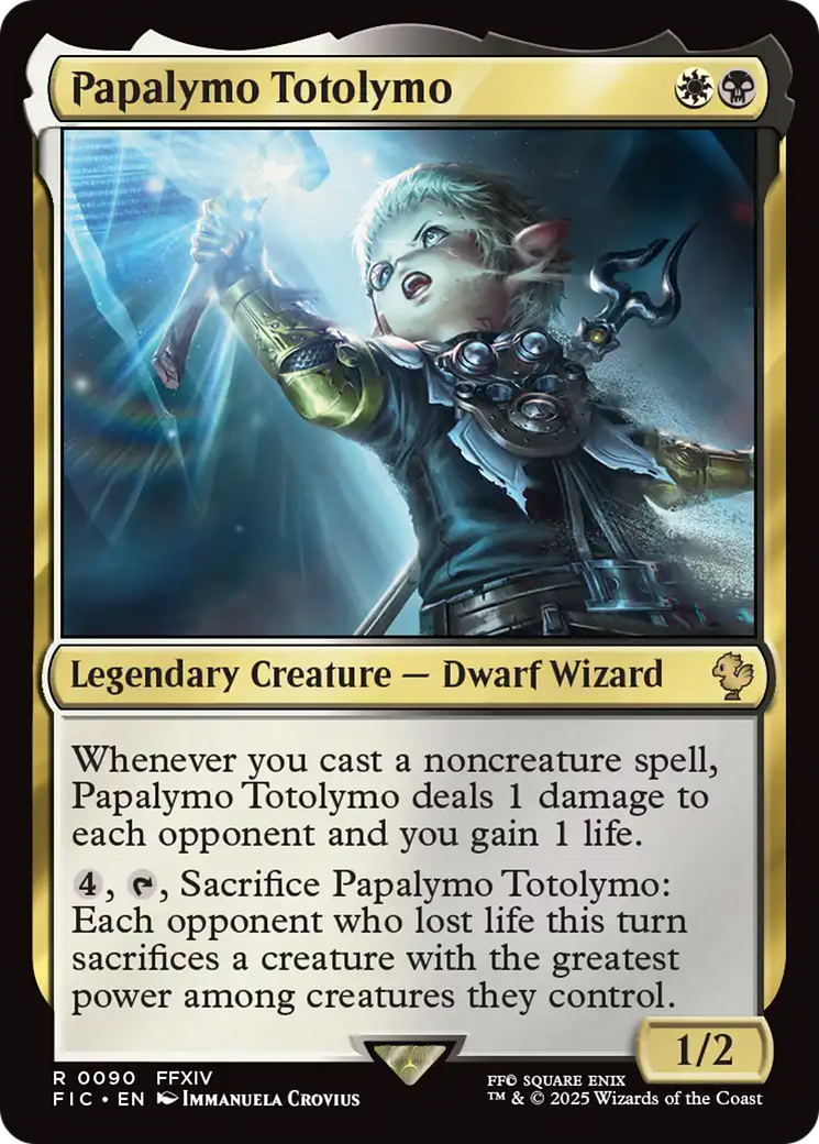 Papalymo Totolymo [FINAL FANTASY Commander] | Jomio and Rueliete's Cards and Comics