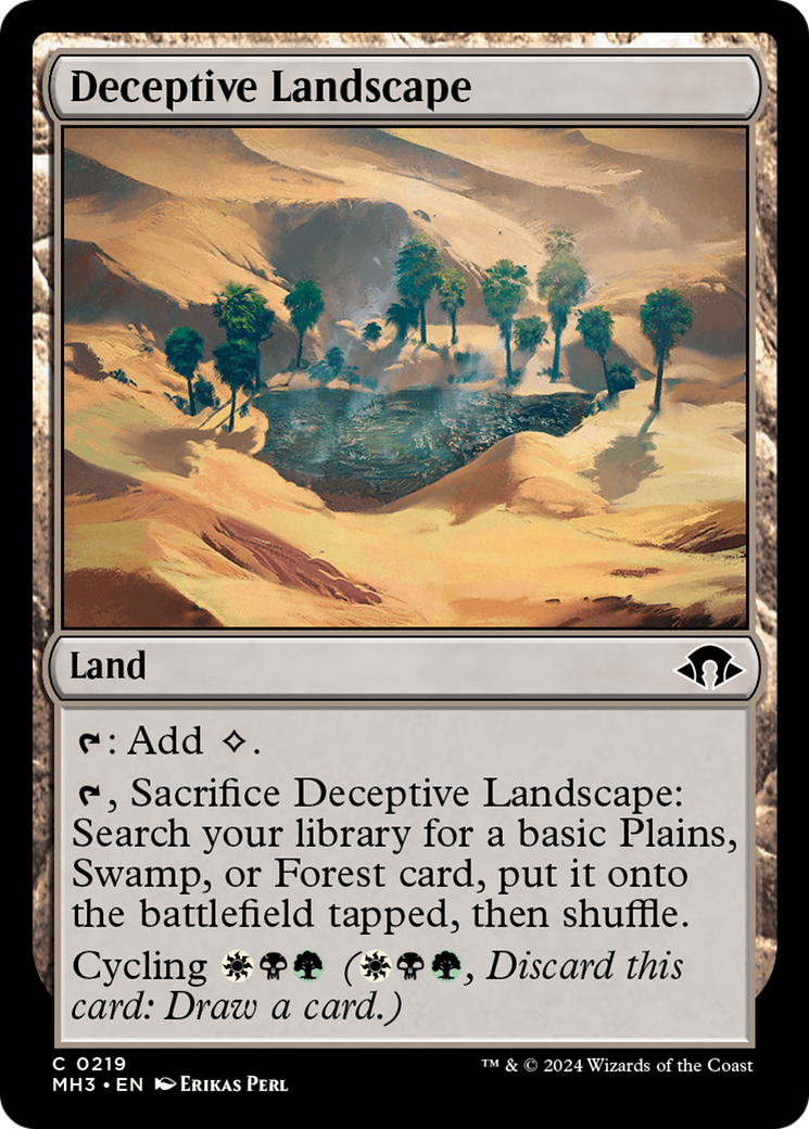 Deceptive Landscape [Modern Horizons 3] | Jomio and Rueliete's Cards and Comics
