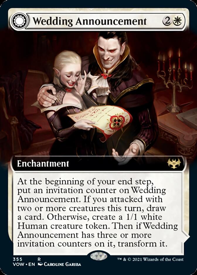 Wedding Announcement // Wedding Festivity (Extended Art) [Innistrad: Crimson Vow] | Jomio and Rueliete's Cards and Comics