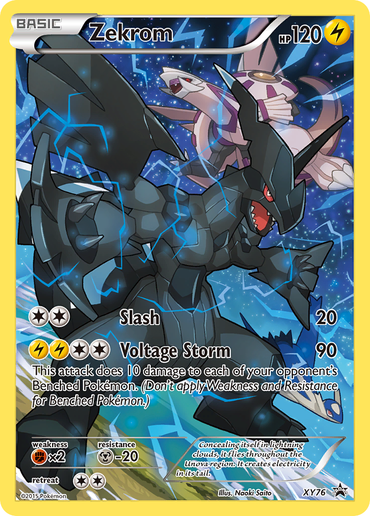 Zekrom (XY76) [XY: Black Star Promos] | Jomio and Rueliete's Cards and Comics