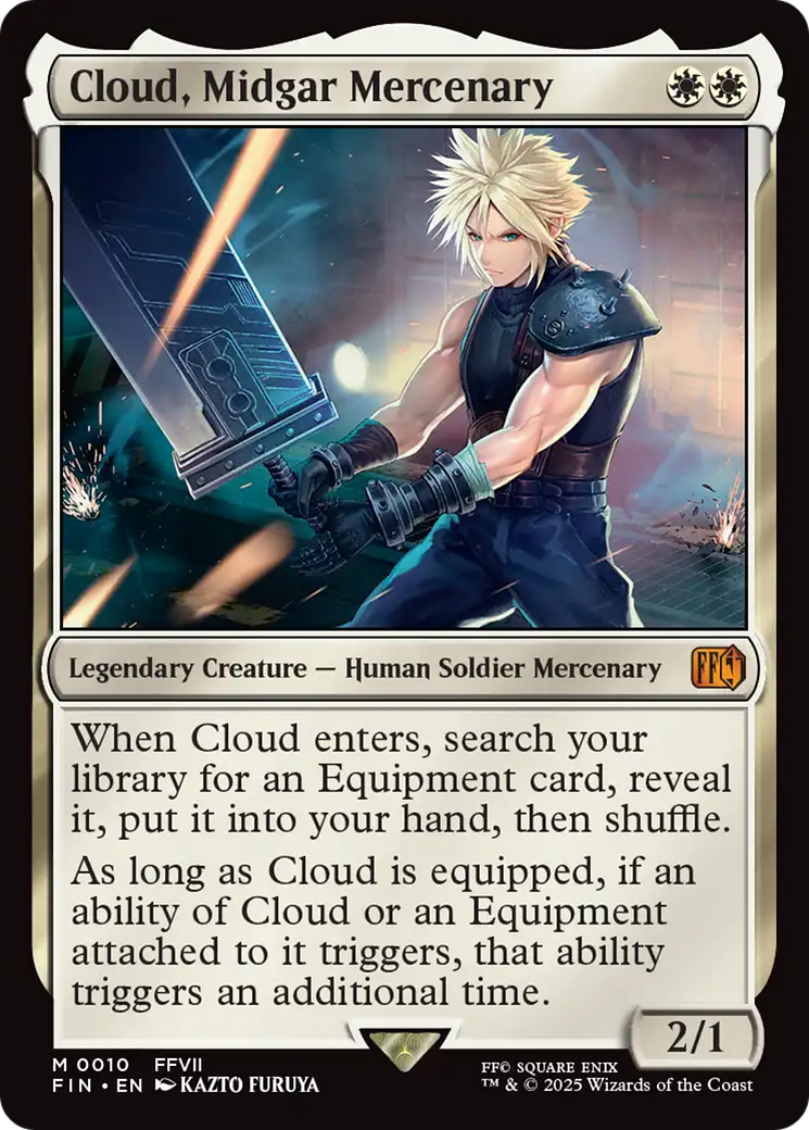 Cloud, Midgar Mercenary [FINAL FANTASY] | Jomio and Rueliete's Cards and Comics