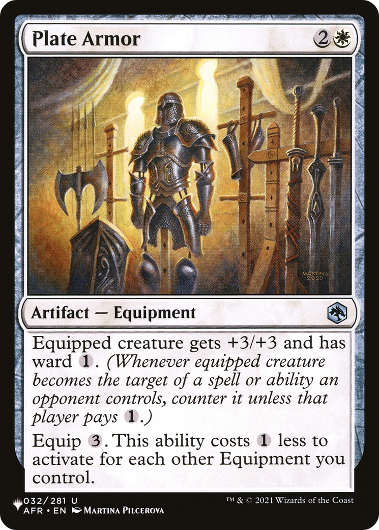 Plate Armor [The List] | Jomio and Rueliete's Cards and Comics