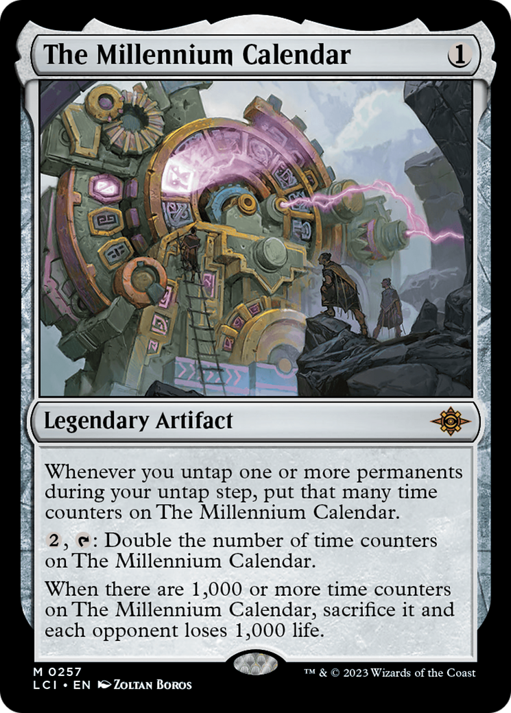 The Millennium Calendar [The Lost Caverns of Ixalan] | Jomio and Rueliete's Cards and Comics