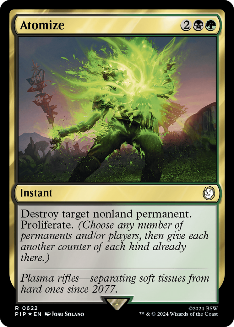 Atomize (Surge Foil) [Fallout] | Jomio and Rueliete's Cards and Comics