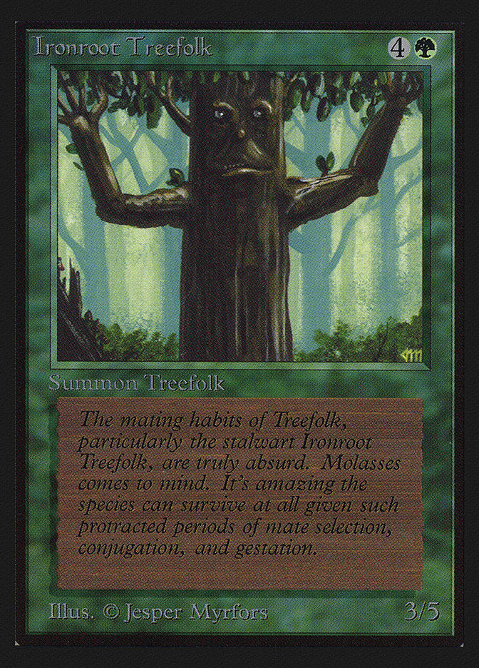 Ironroot Treefolk [International Collectors' Edition] | Jomio and Rueliete's Cards and Comics