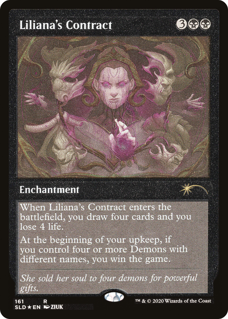 Liliana's Contract (Foil Etched) [Secret Lair Drop Series] | Jomio and Rueliete's Cards and Comics