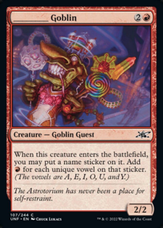 _____ Goblin [Unfinity] | Jomio and Rueliete's Cards and Comics