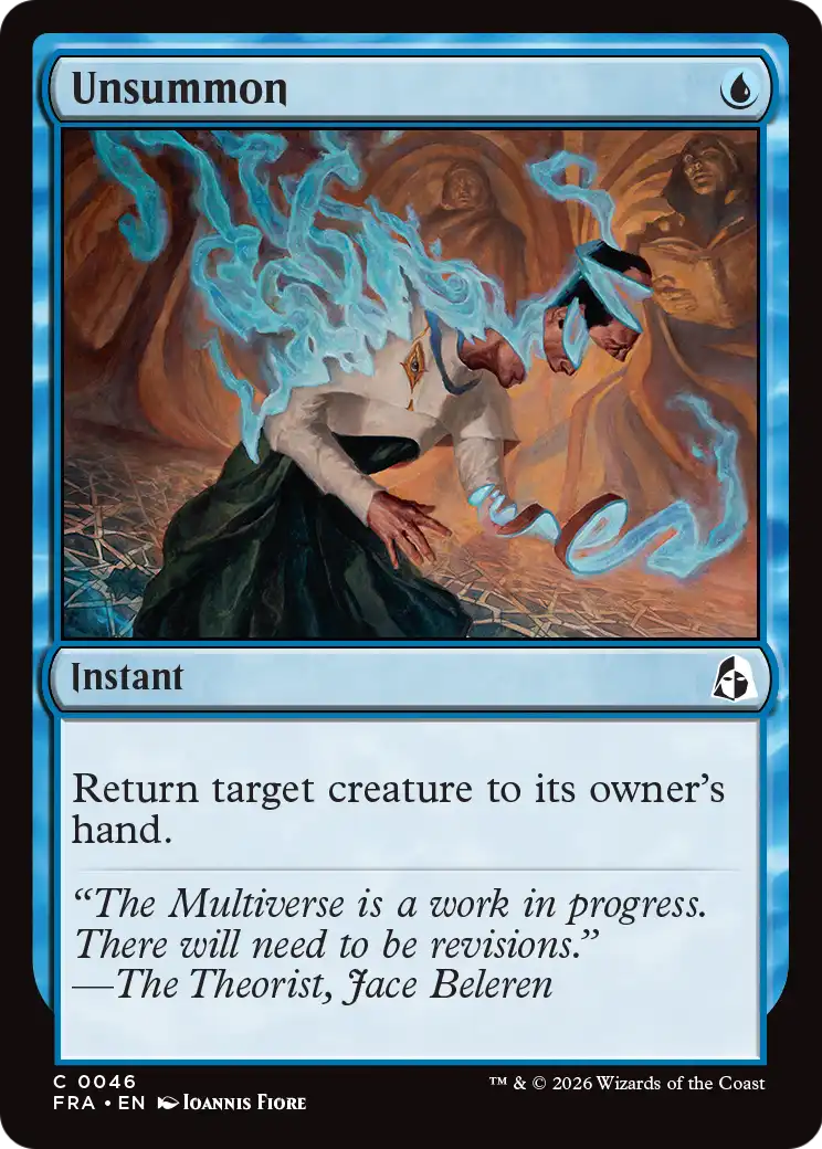 Unsummon [Reality Fracture] | Jomio and Rueliete's Cards and Comics