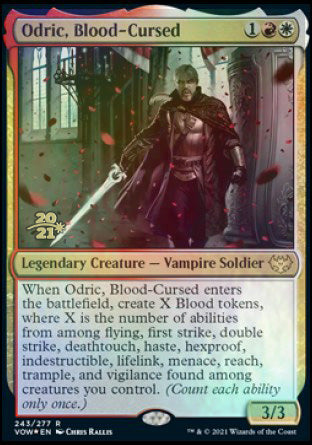 Odric, Blood-Cursed [Innistrad: Crimson Vow Prerelease Promos] | Jomio and Rueliete's Cards and Comics