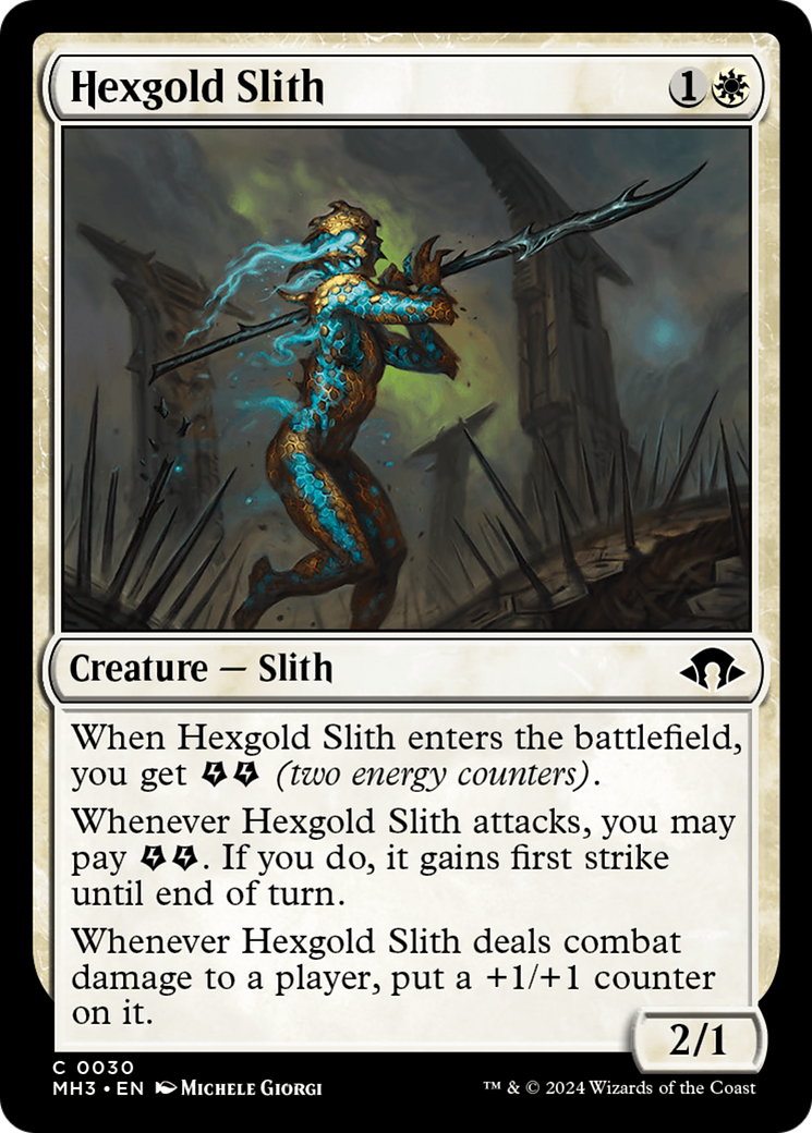 Hexgold Slith [Modern Horizons 3] | Jomio and Rueliete's Cards and Comics