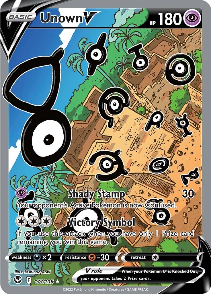 Unown V (177/195) [Sword & Shield: Silver Tempest] | Jomio and Rueliete's Cards and Comics