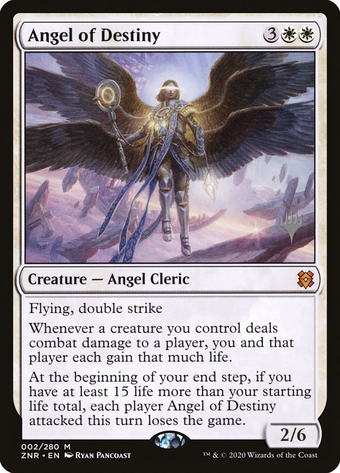 Angel of Destiny (Promo Pack) [Zendikar Rising Promos] | Jomio and Rueliete's Cards and Comics