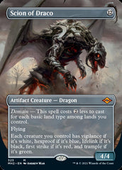 Scion of Draco (Borderless Alternate Art) [Modern Horizons 2] | Jomio and Rueliete's Cards and Comics