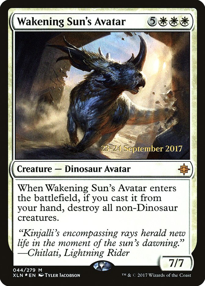 Wakening Sun's Avatar [Ixalan Prerelease Promos] | Jomio and Rueliete's Cards and Comics