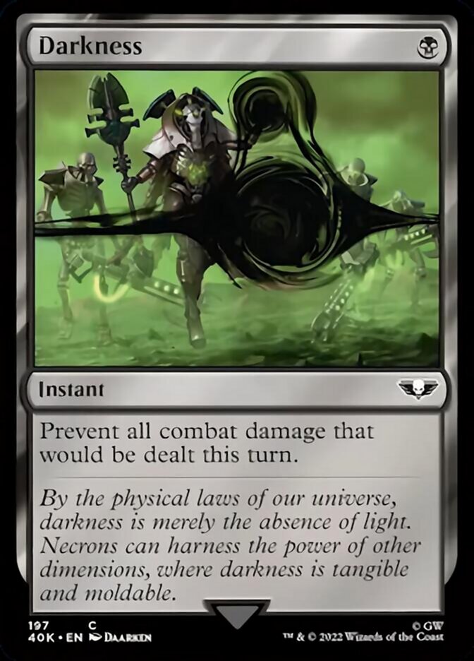 Darkness [Warhammer 40,000] | Jomio and Rueliete's Cards and Comics