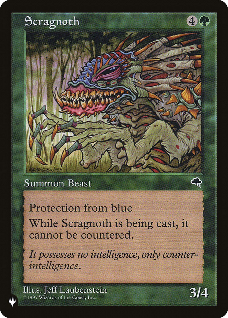Scragnoth [The List] | Jomio and Rueliete's Cards and Comics