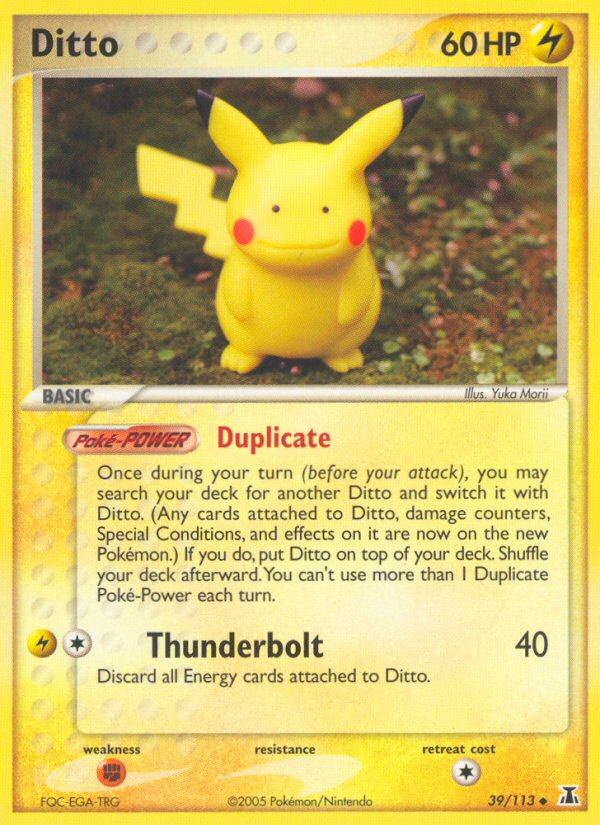 Ditto (39/113) [EX: Delta Species] | Jomio and Rueliete's Cards and Comics