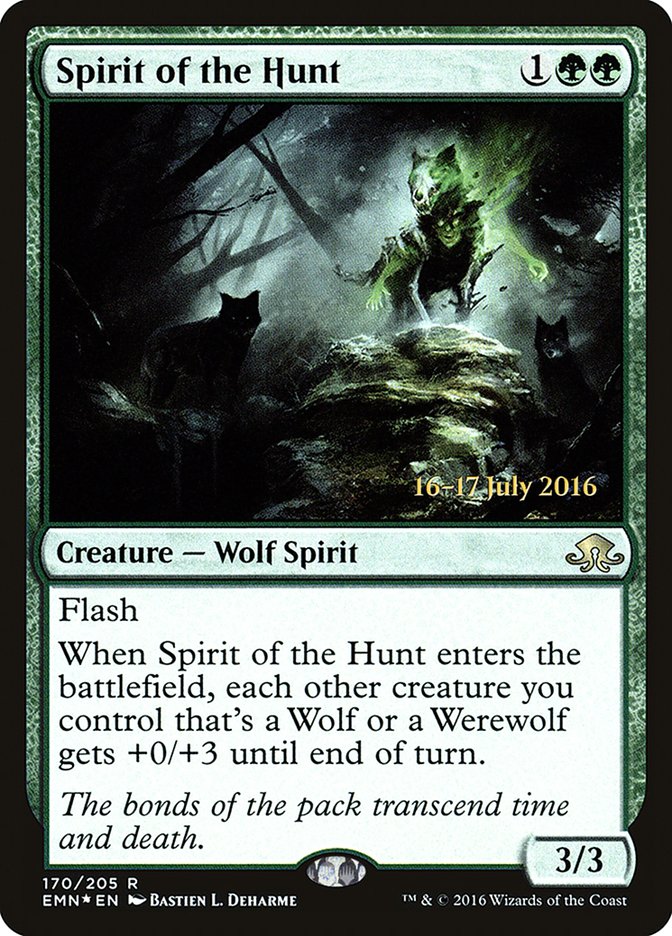 Spirit of the Hunt [Eldritch Moon Prerelease Promos] | Jomio and Rueliete's Cards and Comics