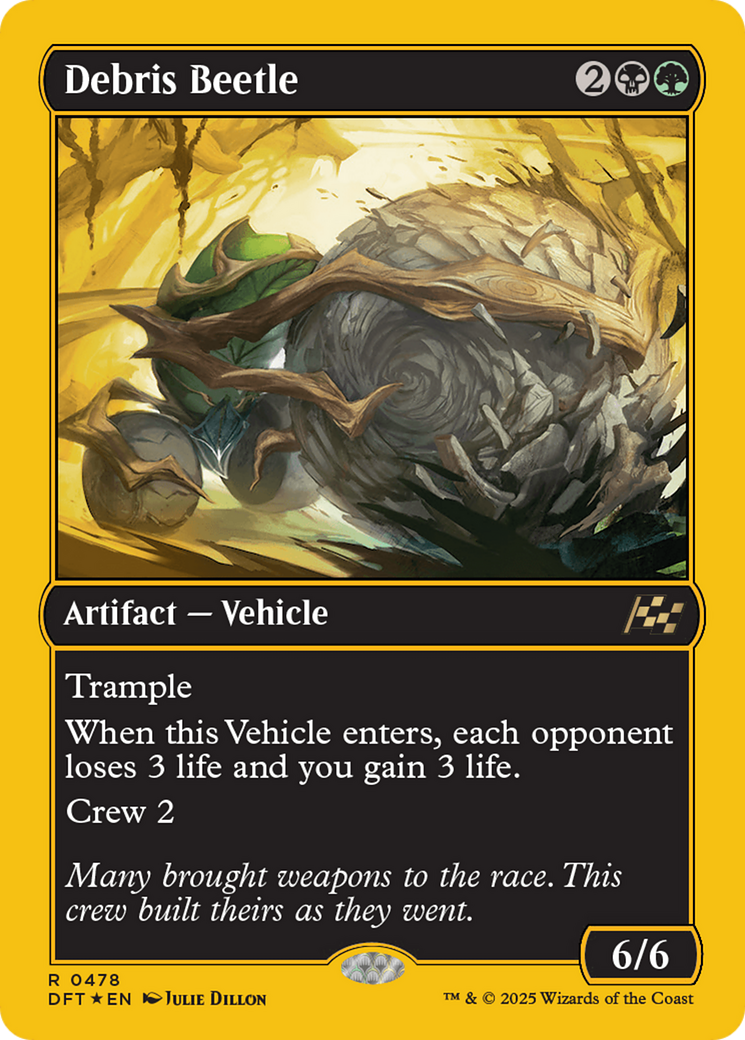 Debris Beetle (First-Place Foil) [Aetherdrift] | Jomio and Rueliete's Cards and Comics