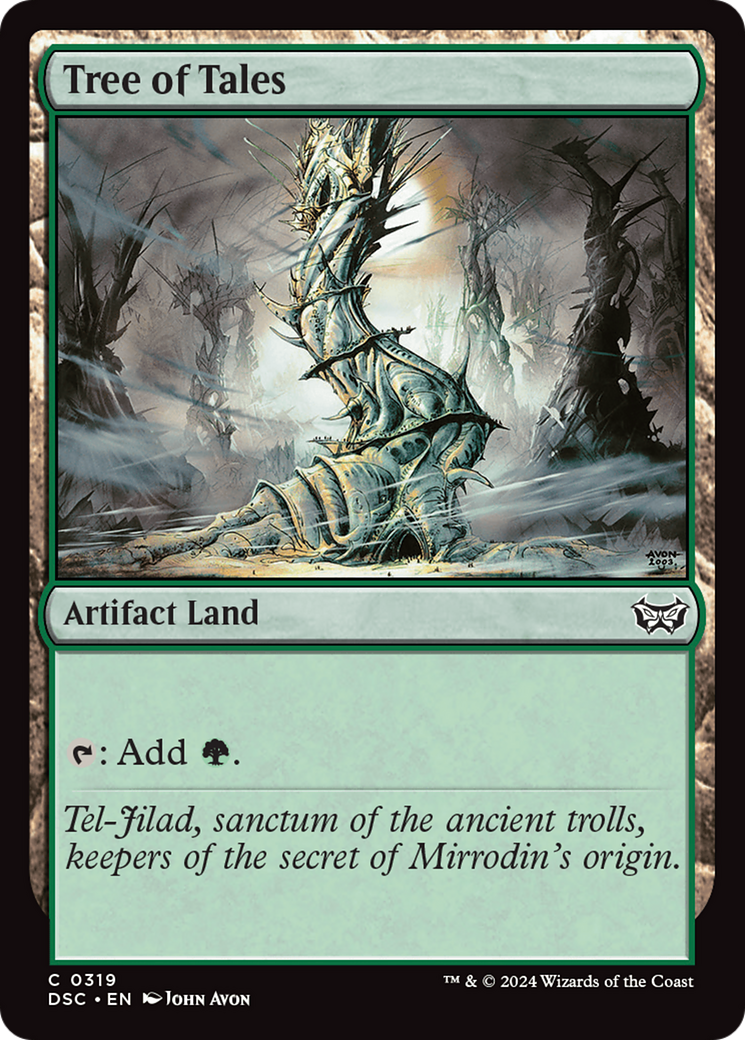 Tree of Tales [Duskmourn: House of Horror Commander] | Jomio and Rueliete's Cards and Comics