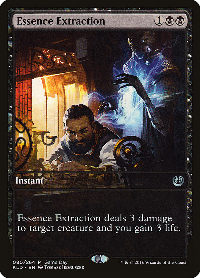 Essence Extraction (Game Day) [Kaladesh Promos] | Jomio and Rueliete's Cards and Comics