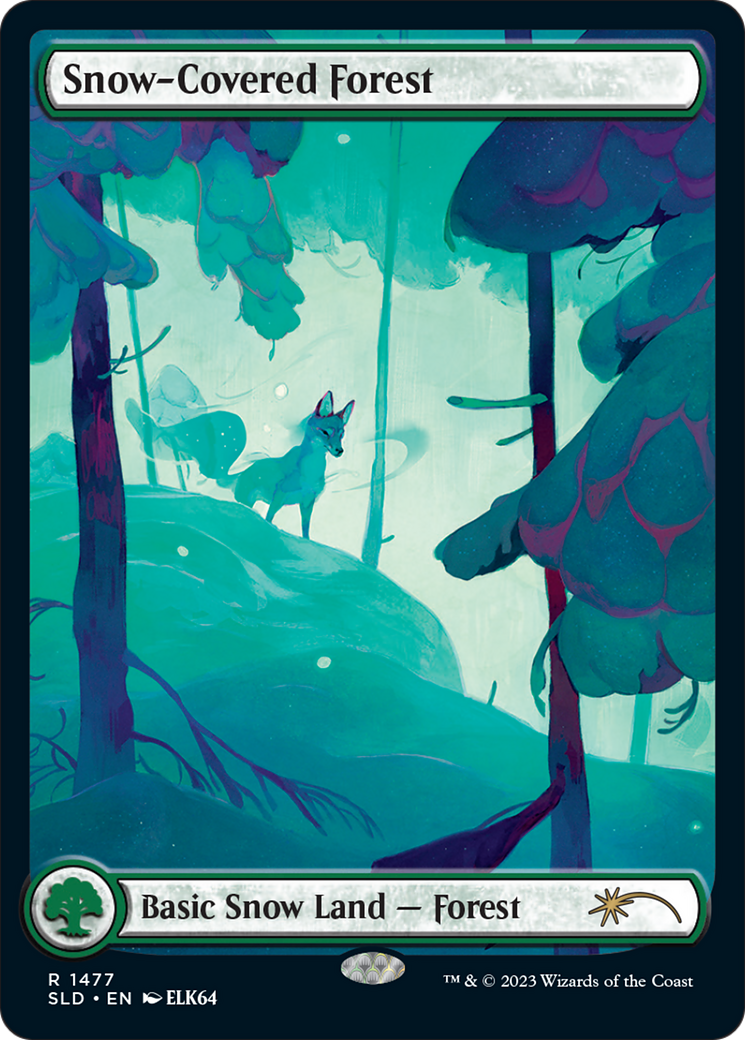 Snow-Covered Forest (1477) [Secret Lair Drop Series] | Jomio and Rueliete's Cards and Comics