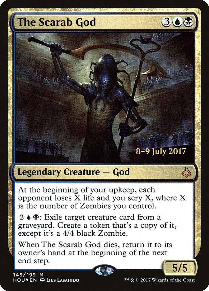 The Scarab God [Hour of Devastation Prerelease Promos] | Jomio and Rueliete's Cards and Comics