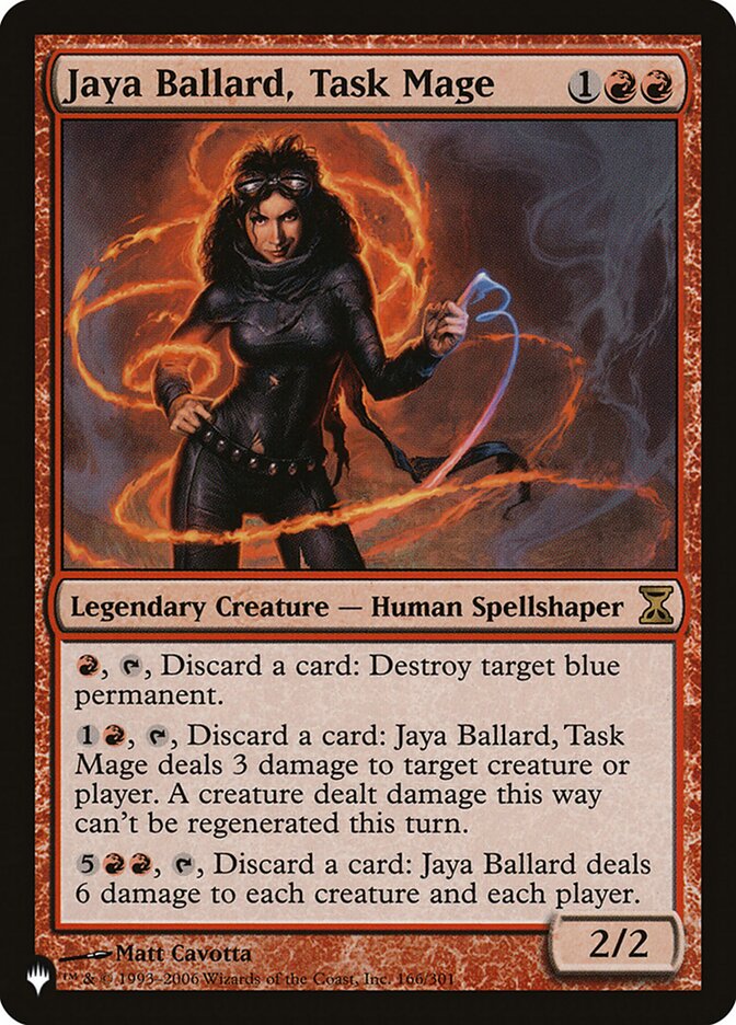 Jaya Ballard, Task Mage [The List] | Jomio and Rueliete's Cards and Comics