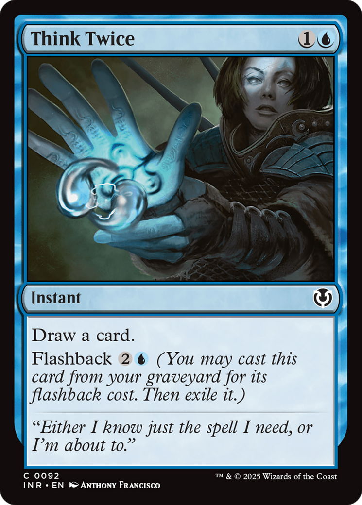 Think Twice [Innistrad Remastered] | Jomio and Rueliete's Cards and Comics