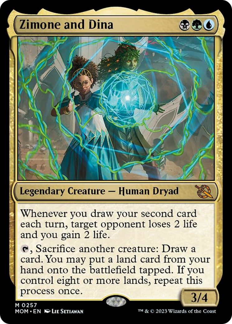 Zimone and Dina [March of the Machine] | Jomio and Rueliete's Cards and Comics
