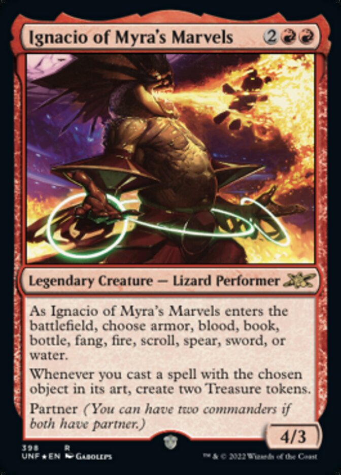 Ignacio of Myra's Marvels (Galaxy Foil) [Unfinity] | Jomio and Rueliete's Cards and Comics