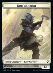 Kor Warrior // Treasure Double-Sided Token [Commander Legends: Battle for Baldur's Gate Tokens] | Jomio and Rueliete's Cards and Comics