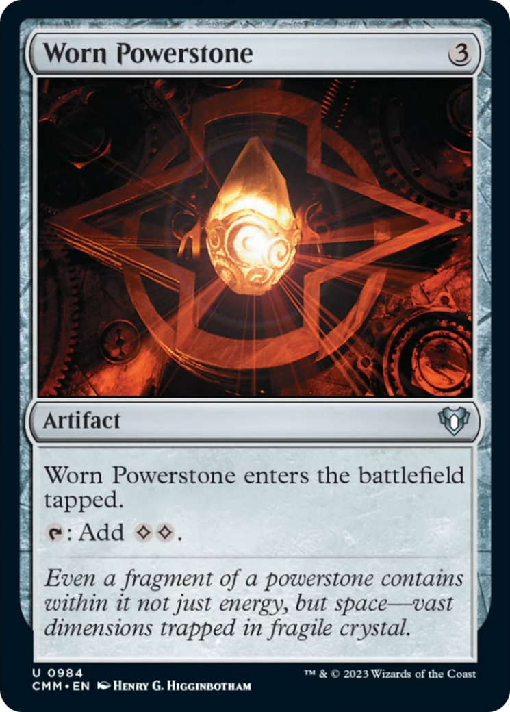 Worn Powerstone [Commander Masters] | Jomio and Rueliete's Cards and Comics