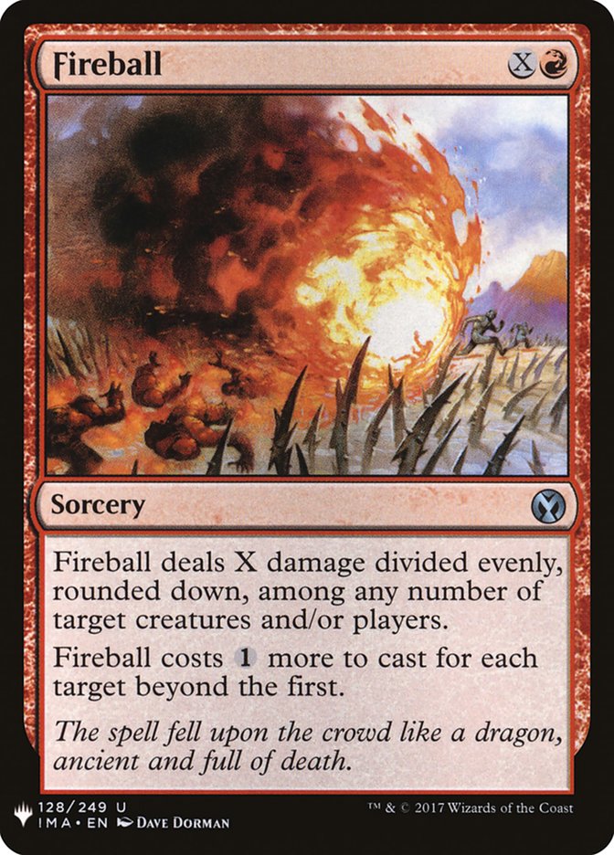 Fireball [Mystery Booster] | Jomio and Rueliete's Cards and Comics