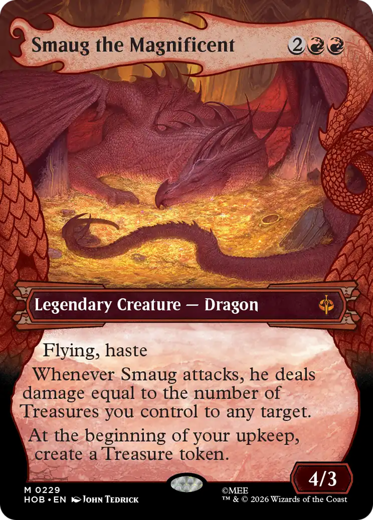 Smaug the Magnificent (Showcase) [The Hobbit] | Jomio and Rueliete's Cards and Comics
