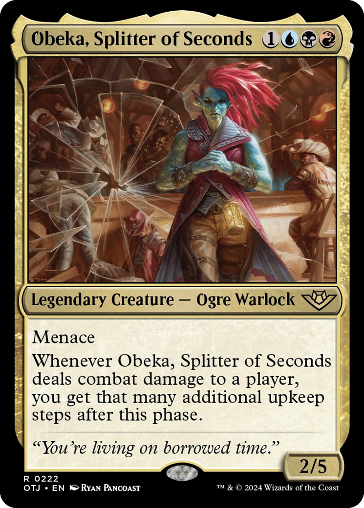 Obeka, Splitter of Seconds [Outlaws of Thunder Junction] | Jomio and Rueliete's Cards and Comics