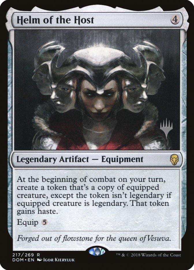 Helm of the Host (Promo Pack) [Dominaria Promos] | Jomio and Rueliete's Cards and Comics