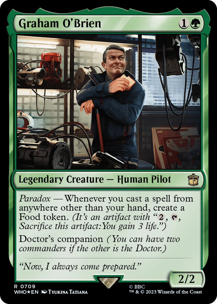 Graham O'Brien (Surge Foil) [Doctor Who] | Jomio and Rueliete's Cards and Comics